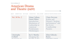 Desktop Screenshot of jadtjournal.org